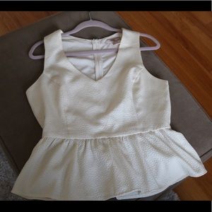 Forever 21 contemporary peplum shirt